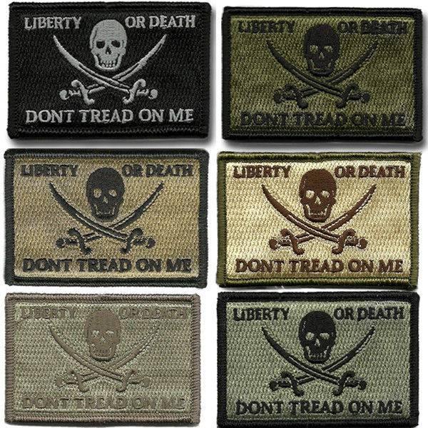 BuckUp Tactical Morale Patch Hook Calico Jack LOD DTOM Patches 3x2
