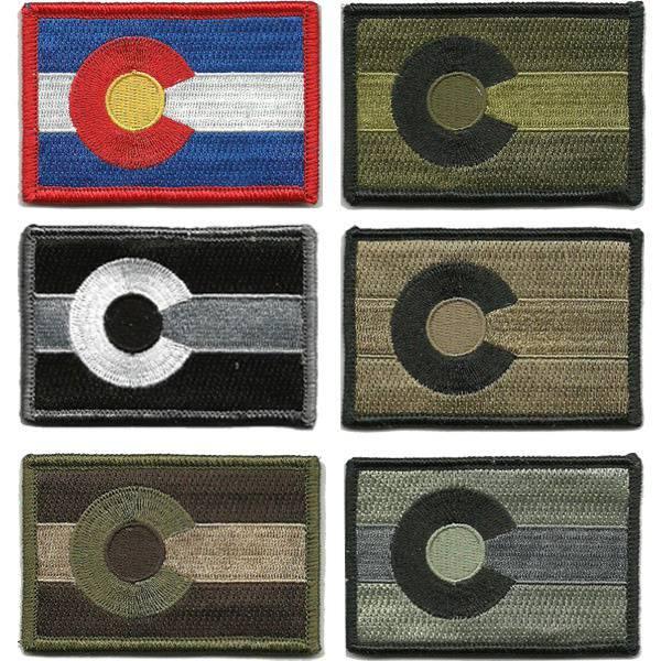 BuckUp Tactical Morale Patch Hook Colorado Denver State Patches 3x2