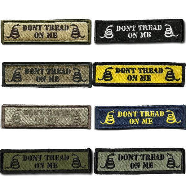 BuckUp Tactical Morale Patch Hook Gadsden Don't Tread on Me DTOM Patches 3.75x1