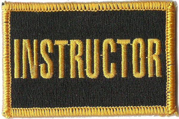 BuckUp Tactical Morale Patch Hook Instructor Patches 3x2