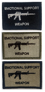 BuckUp Tactical Morale Patch Hook M4 M-4 Emotional Support Weapon Patches 3x2" - BuckUp Tactical