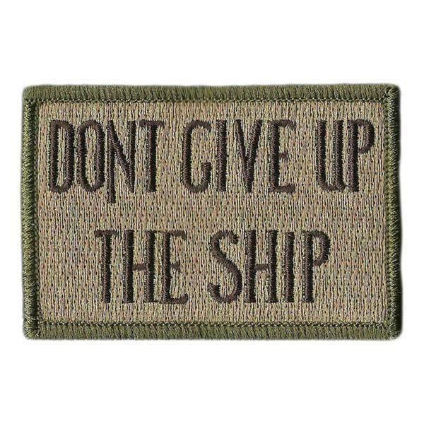 Don't Give Up The Ship Patches 3x2