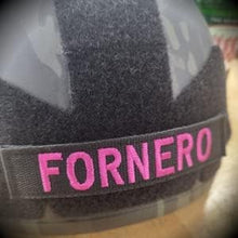 Custom Ripstop Name Tape with Hook Fastener - Black