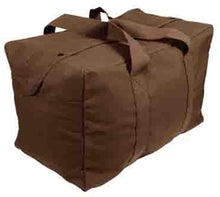 Rothco Canvas Parachute Cargo Bag – Extra Large Travel Duffle Bag with 75L Capacity