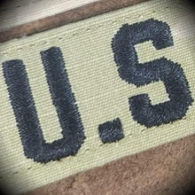 Custom 1 Piece 3-Color OCP Name Tape with Hook Fastener