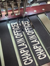 Custom Ripstop Sew-On Name Tape - Black