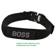 Rectangular Customizable Text 1x3 Patch w/Hook Fastener Patch - Black