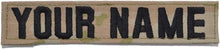Custom 1 Piece 3-Color OCP Name Tape with Hook Fastener
