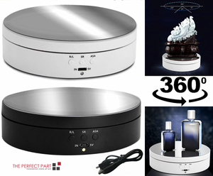 360° Electric Motorized Rotating Display Stand Jewelry Photography