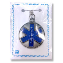 SHOP AWARDS AND GIFTS Star of Life EMT EMS Keychain Paramedic Gifts, Antique Pewter,