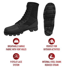 Rothco Jungle Boots - Durable All-Terrain Boot with Lightweight Comfort