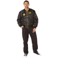 Rothco Flight Jacket with Patches - Classic Cold Weather Bomber Jacket with Morale Patches Included
