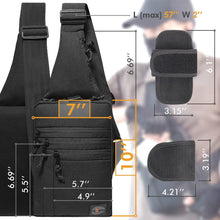 TECEUM Tactical Compact Sling Bag – CCW for Everyday – 10+ Styles – Shoulder EDC Crossbody Bag for Concealed Carry of Handgun