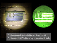 5x3 inch Large Camo Infrared IR US USA American Flag Patch Tactical Vest Patch Hook-Fastener Backing (5" Width x 3" Height)