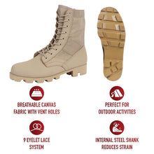 Rothco Jungle Boots - Durable All-Terrain Boot with Lightweight Comfort