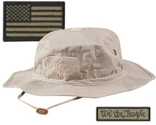 Tactical Patches & Boonie Hat Bundle - Olive Drab - USA/in God We Trust