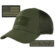 Condor MESH Fitted Tactical Cap Bundle - We The People & USA - Choose Size