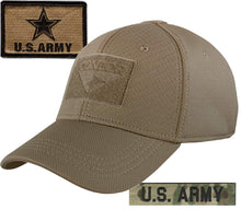 Army Patches and Condor Fitted Operator Hat Bundle