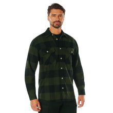 Rothco Buffalo Plaid Flannel Long Sleeve Shirt – Casual Button-Down with Heavyweight 8-oz Cotton Material