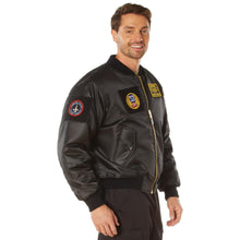 Rothco Flight Jacket with Patches - Classic Cold Weather Bomber Jacket with Morale Patches Included