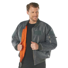 Rothco Flight Jacket with Patches - Classic Cold Weather Bomber Jacket with Morale Patches Included