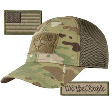 Condor MESH Fitted Tactical Cap Bundle - We The People & USA - Choose Size