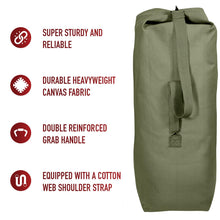 Rothco Top Load Canvas Duffle Bag