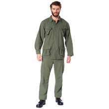 Rothco Vintage Vietnam Fatigue Shirt – Comfortable Lightweight Cargo Utility Shacket