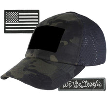 We The People & USA Tactical Patch with Condor Operator Cap - Tan Mesh