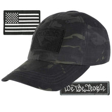 Condor Fitted Tactical Cap Bundle - We The People & USA Patches - Choose Size