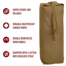 Rothco Top Load Canvas Duffle Bag