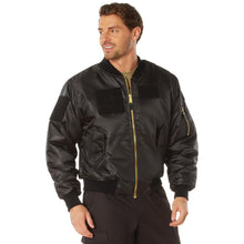 Rothco Flight Jacket with Patches - Classic Cold Weather Bomber Jacket with Morale Patches Included