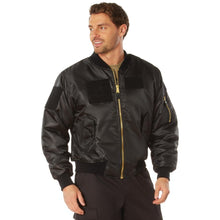 Rothco Flight Jacket with Patches - Classic Cold Weather Bomber Jacket with Morale Patches Included