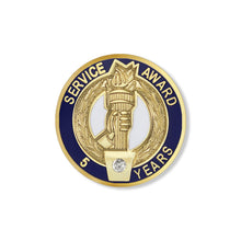 SHOP AWARDS AND GIFTS Service Award Enamel Lapel Pins, Appreciation Employee Recognition Work Military Teacher Volunteer, Gift Boxed, 3/4 Inch