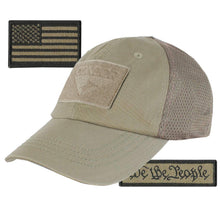 We The People & USA Tactical Patch with Condor Operator Cap - Tan Mesh