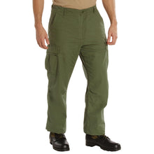 Rothco Vintage Vietnam Rip-Stop Fatigue Pants – Mens BDU Lightweight Utility Cargos