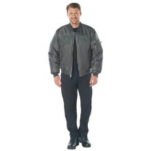 Rothco Flight Jacket with Patches - Classic Cold Weather Bomber Jacket with Morale Patches Included