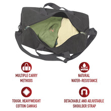 Rothco Heavy-Duty Canvas Shoulder Duffle Bag - Rugged Travel Gym Gear Equipment Bag