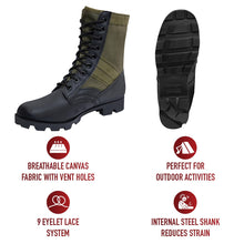 Rothco Jungle Boots - Durable All-Terrain Boot with Lightweight Comfort