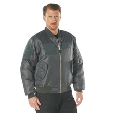 Rothco Flight Jacket with Patches - Classic Cold Weather Bomber Jacket with Morale Patches Included