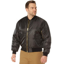 Rothco MA-1 Flight Jacket – Iconic Bomber Style Cold Weather Coat Windbreaker