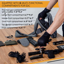TECEUM Tactical Compact Sling Bag – CCW for Everyday – 10+ Styles – Shoulder EDC Crossbody Bag for Concealed Carry of Handgun