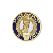 SHOP AWARDS AND GIFTS Service Award Enamel Lapel Pins, Appreciation Employee Recognition Work Military Teacher Volunteer, Gift Boxed, 3/4 Inch