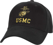 Rothco USMC Cap with Eagle, Globe & Anchor Insignia - Officially Licensed Baseball Hat