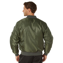 Rothco Flight Jacket with Patches - Classic Cold Weather Bomber Jacket with Morale Patches Included
