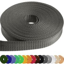 TECEUM 3/4" & 5/8" & 1" & 1.5" & 2" Webbing – 10 25 50 Yards – 40+ Colors – Heavy Duty 1 Inch 1.5 Inch 2 Inch Backpack Straps – Webbing for Outdoors Indoors Crafting DIY