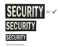 8.5x3 Inch Large White Security Patch with Hook and Loop (White,8.5x3 inch)