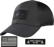 Condor Mesh Fitted Tactical Cap Bundle (USA/DTOM Patches)