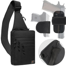 TECEUM Tactical Compact Sling Bag – CCW for Everyday – 10+ Styles – Shoulder EDC Crossbody Bag for Concealed Carry of Handgun