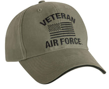 Rothco Vintage Veteran Low Profile Cap - Baseball Cap with Veteran Text and Adjustable Back